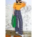 Chic Purple Plaid High Waist Wide Leg Pants Summer