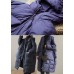 Plus Size Purple Hooded thick Duck Down Coats Winter